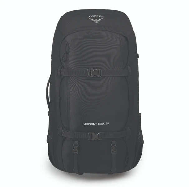 Osprey Farpoint Trek Pack - 55 Liter - Zwart 4 Osprey Farpoint Trek Pack - 55 Liter - Zwart - Afbeelding 2